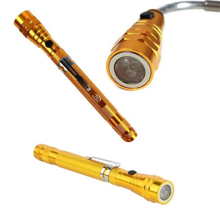 Flexi Torch 3-LED Telescopic Flexible Bendable Magnetic Pick-Up Tool Flashlight. Collections Allowed