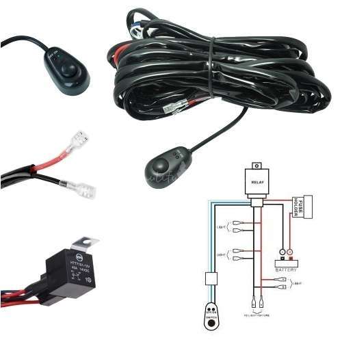 Heavy Duty Wiring Harness Kit With Relay, Fuse, On/Off Switch. Wire Harness. Collections Are Allowed
