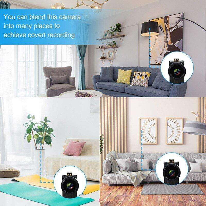 Mini WiFi Spy Camera HD Video Recorder with Motion Sensor Plus Much More. Collections Are Allowed.