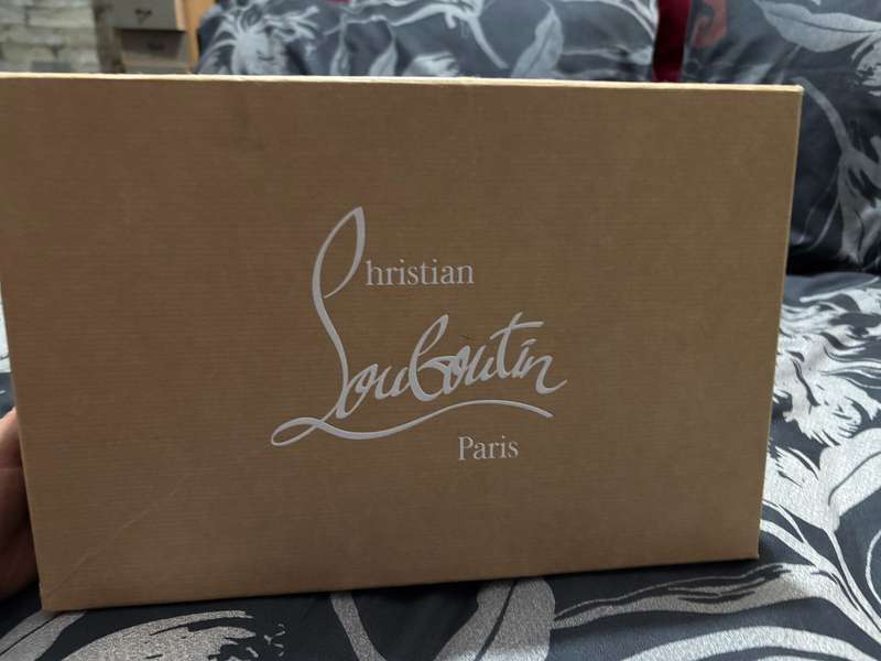 Christian Louboutin Kate 100 black leather pumps