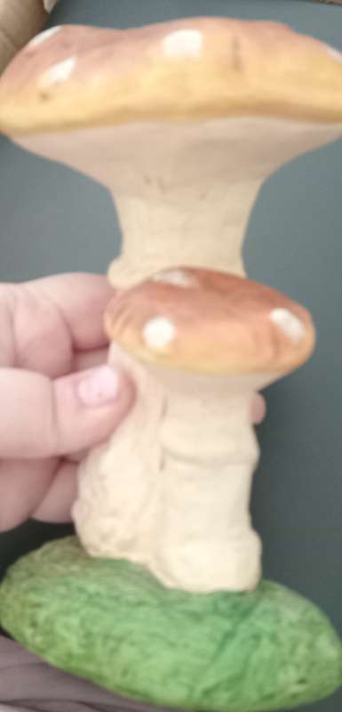 Garden mushroom ornament