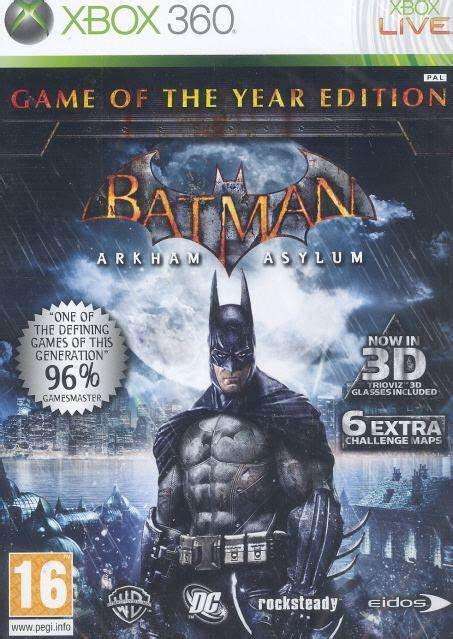 Batman Arkham Asylum Game of the Year Edition  Xbox 360