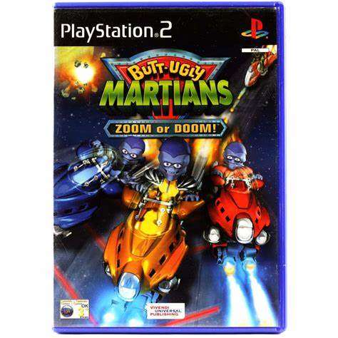 Butt Ugly Martians Zoom or Doom    PS2
