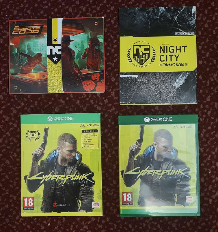 CYBERPUNK 2077   ( XBOX ONE )   -  Good condition !!!  -  IN SLEEVE BOX