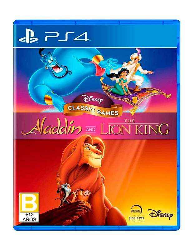 Disney Classic Games: Aladdin and The Lion King    PS4