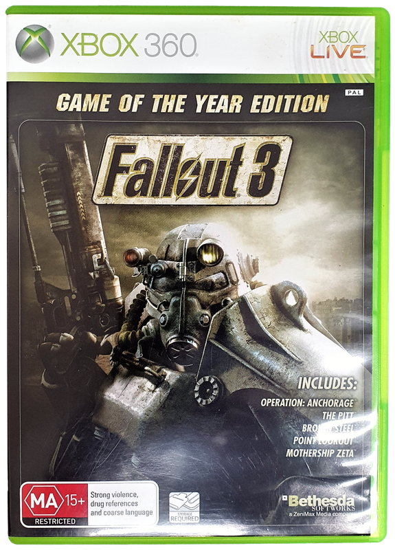 Fallout 3 Game of the Year Edition     Xbox 360