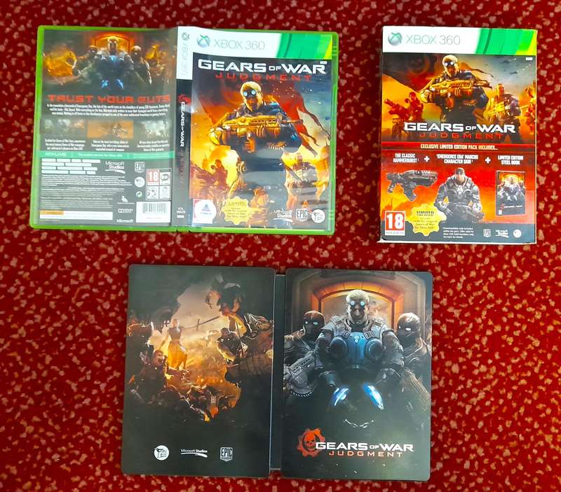 Gears of War Judgement Exclusive Limited Edition Pack Steel Book Xbox 360
