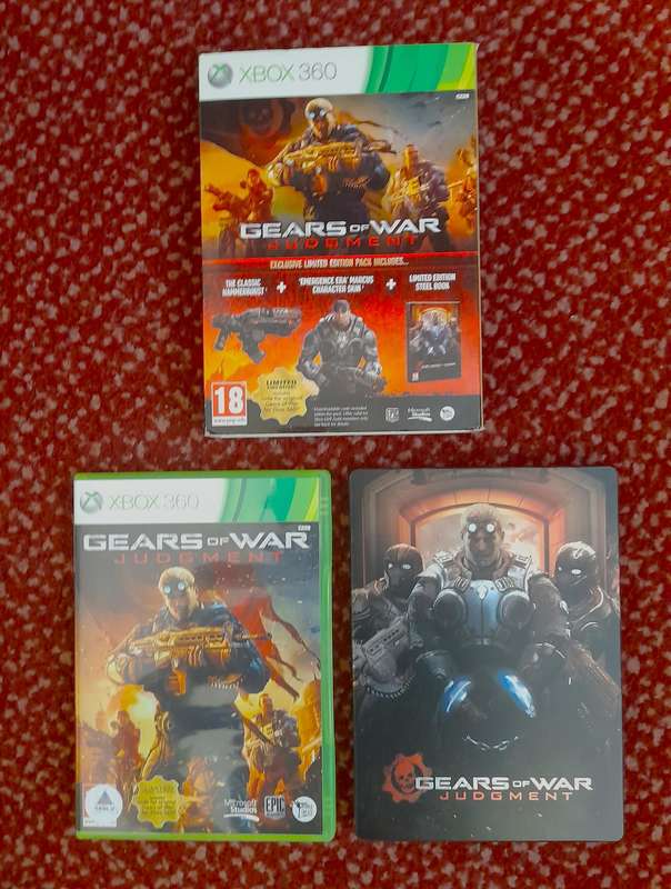 Gears of War Judgement Exclusive Limited Edition Pack Steel Book Xbox 360