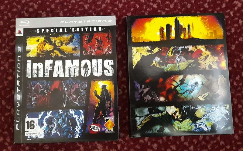 INFAMOUS SPECIAL EDITION    (PS3)  -  Good condition !!!!  -  SAME DAY SHIPPING !!!