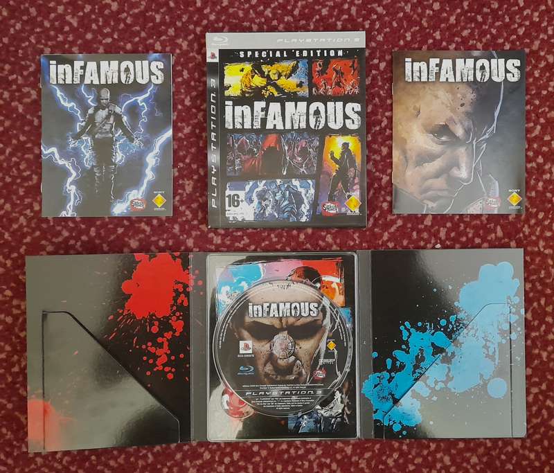 INFAMOUS SPECIAL EDITION    (PS3)  -  Good condition !!!!  -  SAME DAY SHIPPING !!!