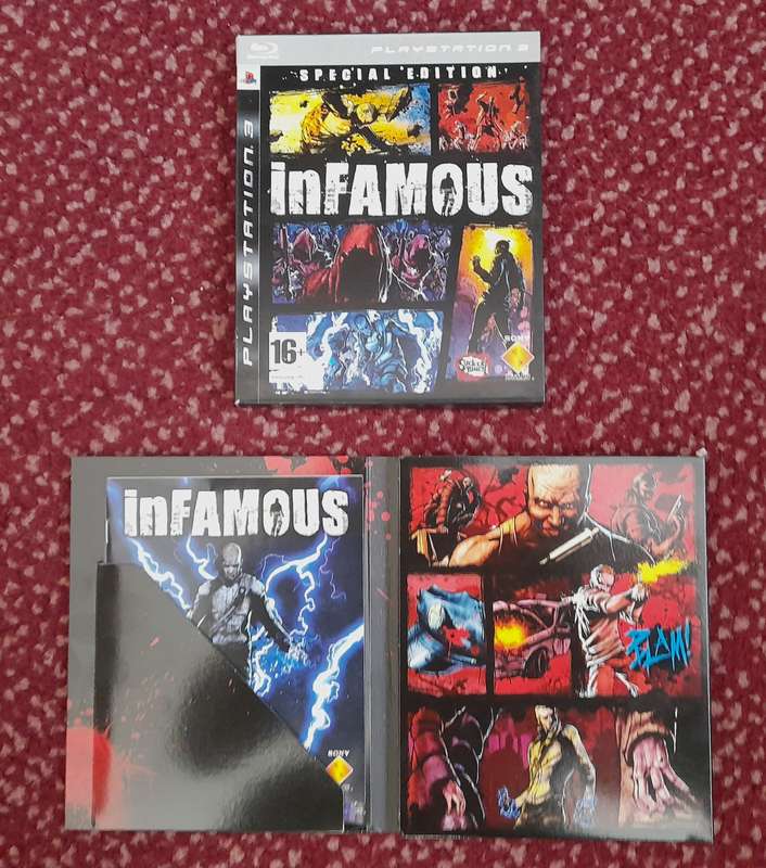 INFAMOUS SPECIAL EDITION    (PS3)  -  Good condition !!!!  -  SAME DAY SHIPPING !!!