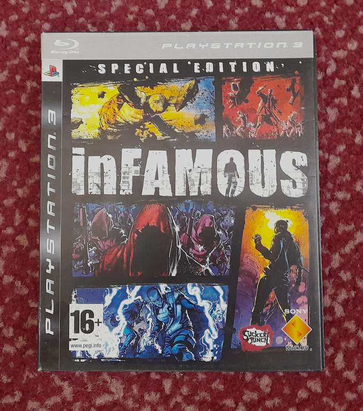 INFAMOUS SPECIAL EDITION    (PS3)  -  Good condition !!!!  -  SAME DAY SHIPPING !!!