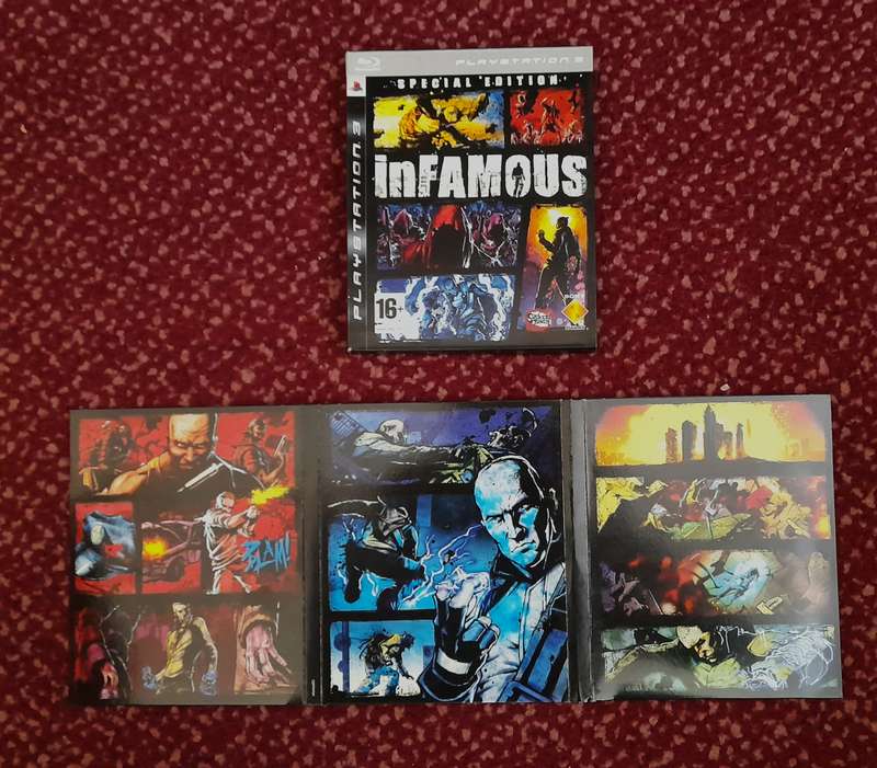 INFAMOUS SPECIAL EDITION    (PS3)  -  Good condition !!!!  -  SAME DAY SHIPPING !!!