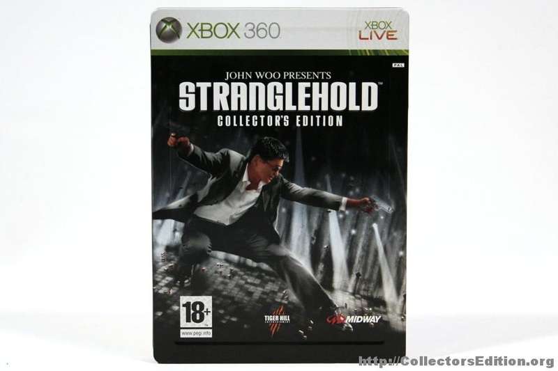 John Woo Present Stranglehold Collector's  Edition Steel Case  Xbox 360