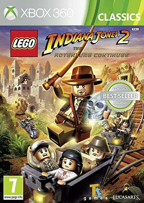 Lego Indiana Jones 2 The Adventure Continues Classics    Xbox 360