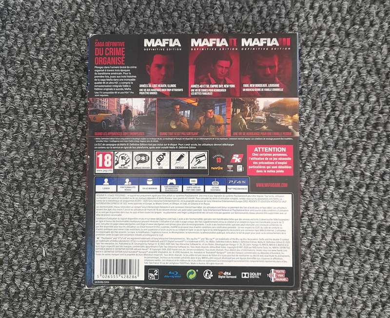 Mafia Trilogy PS4