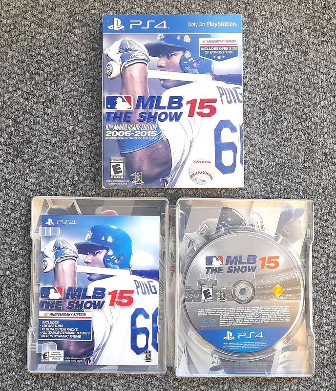 MLB 15 The Show 10th Anniversary Edition Steelbook