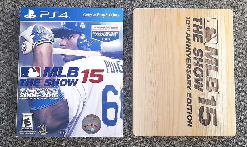 MLB 15 The Show 10th Anniversary Edition Steelbook