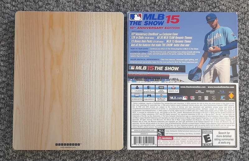 MLB 15 The Show 10th Anniversary Edition Steelbook