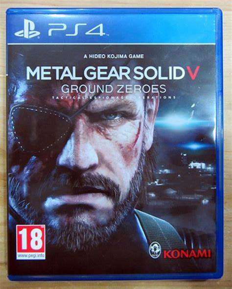 Metal Gear Solid V Ground Zeroes    PS4
