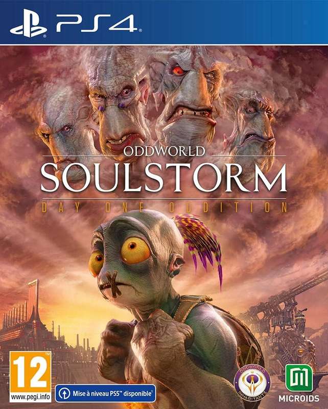 Oddworld Soulstorm Day One Edition Steel Book PS4
