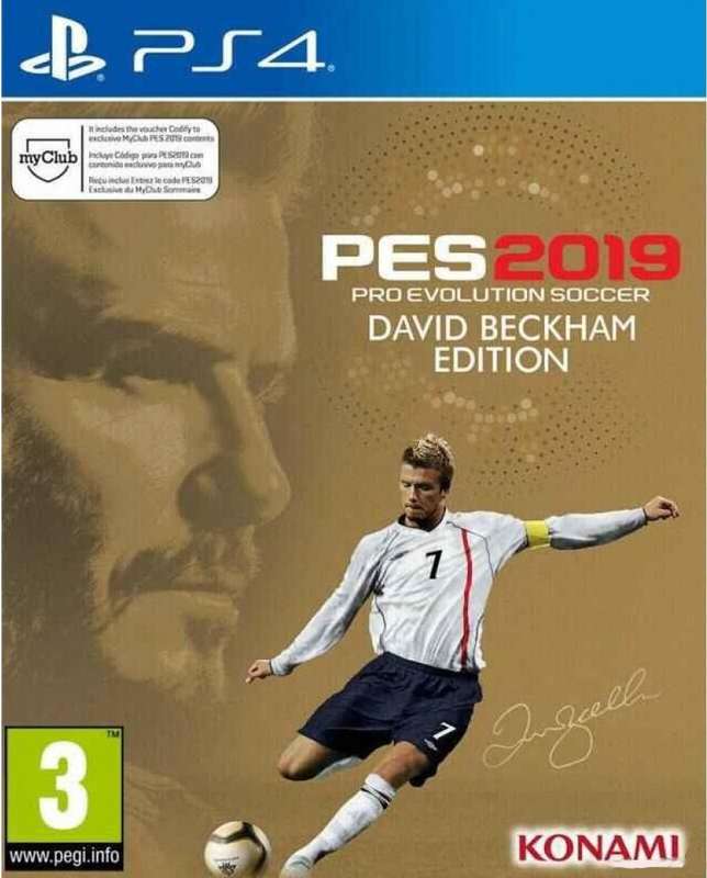 Pes  2019 David Beckham Steelbook Collectors Edition PS4