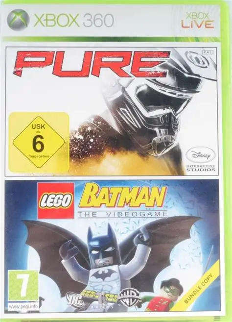 Pure & Lego Batman the Video Game Bundle Copy XBOX 360