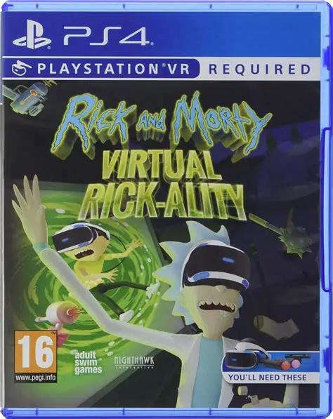 Rick and Morty Virtual Rick Ality   PS4