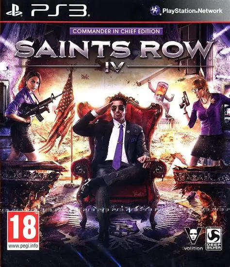 Saints Row IV Commander in Thief Edition PS3