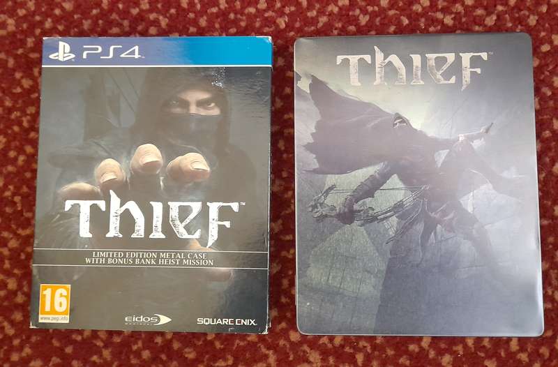 THIEF LIMITED EDITION METAL CASE BANK HEIST MISSION  ( PS4 )    -   Good condition !!!!