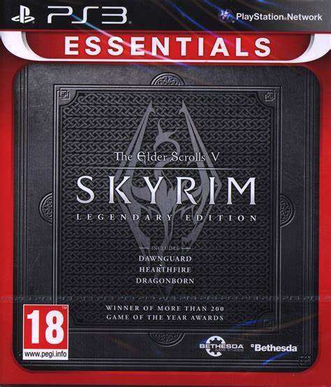 The Elder Scrolls V Skyrim Legendary Edition Essentials PS3