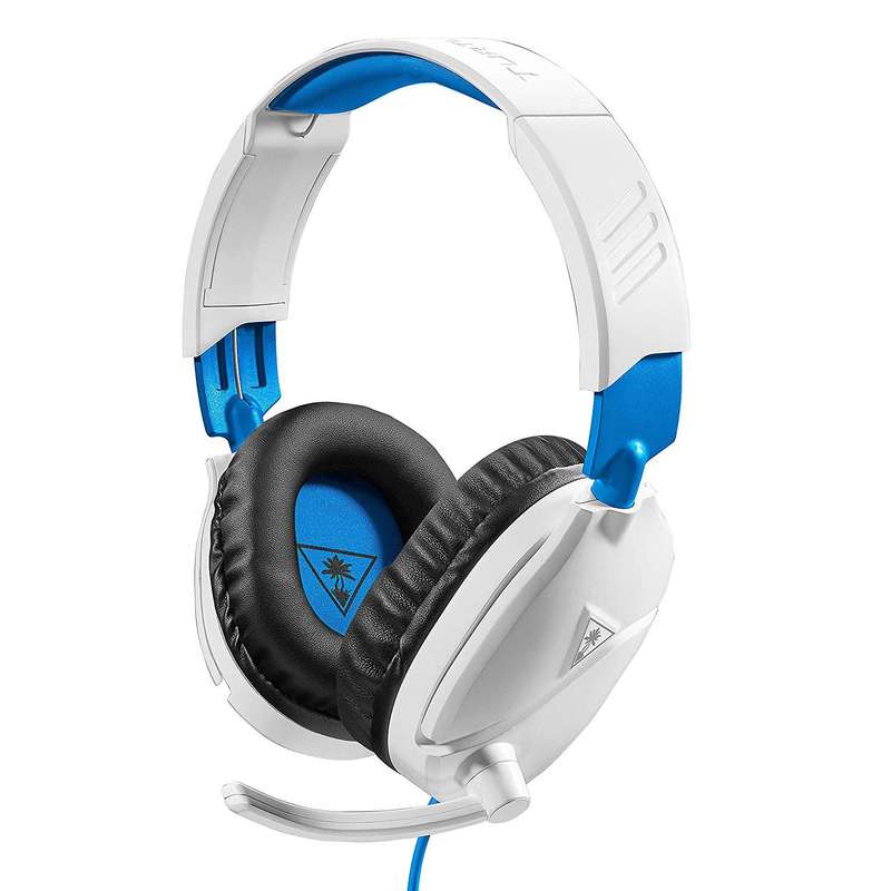 Turtle Beach Recon 70P Wired Head-band Gaming Headset - White & Blue