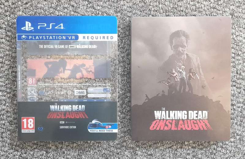 The Walking Dead Onslaught Steel Book    PS4