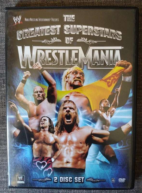 Wwe the Greatest Superstars of Wrestle Mania 2 DVD SET    DVD