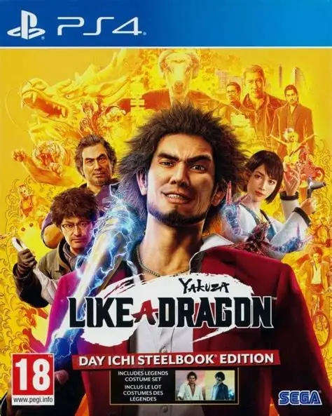 Yakuza Like a Dragon Day Ichi SteelBook Edition  PS4
