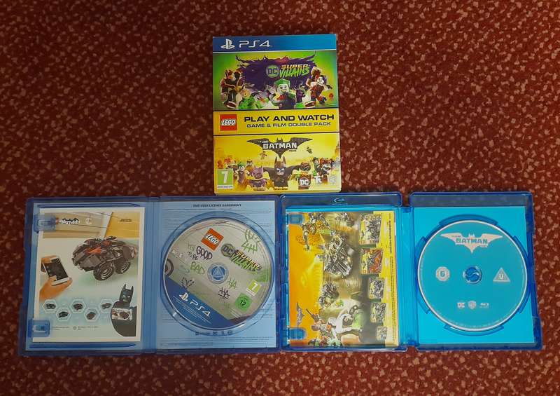 Lego  Dc Super Villians Game & Film Double Pack PS4