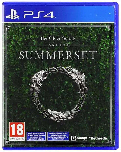 The Elder Scroll Online Summerset     PS4