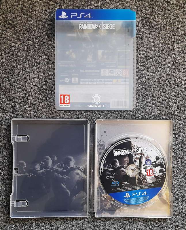 Tom Clancy's Rainbow Six Siege Steel Book PS4