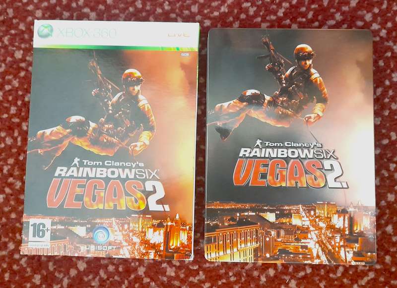 Tom Clancy's Rainbow Six Vegas 2 Steel Book      Xbox 360