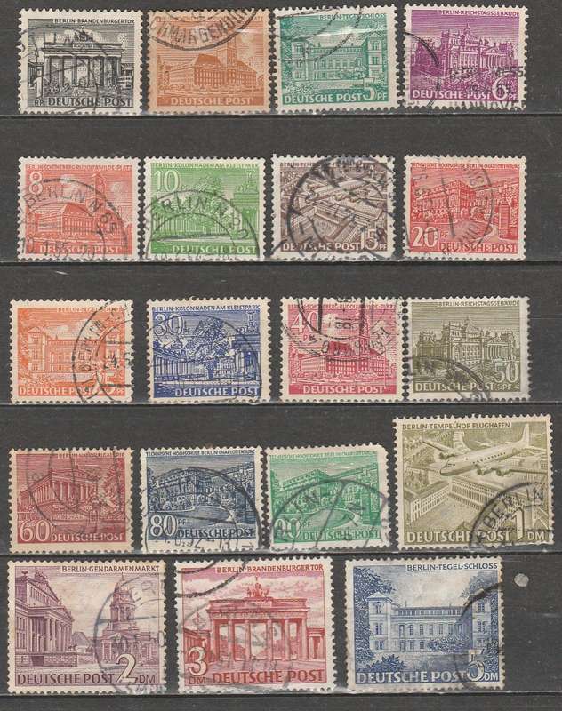 A LOVELY SET OF BERLIN 1949 ISSUE F.U.C/VR 1,030.00 LOOK SCAN X 2
