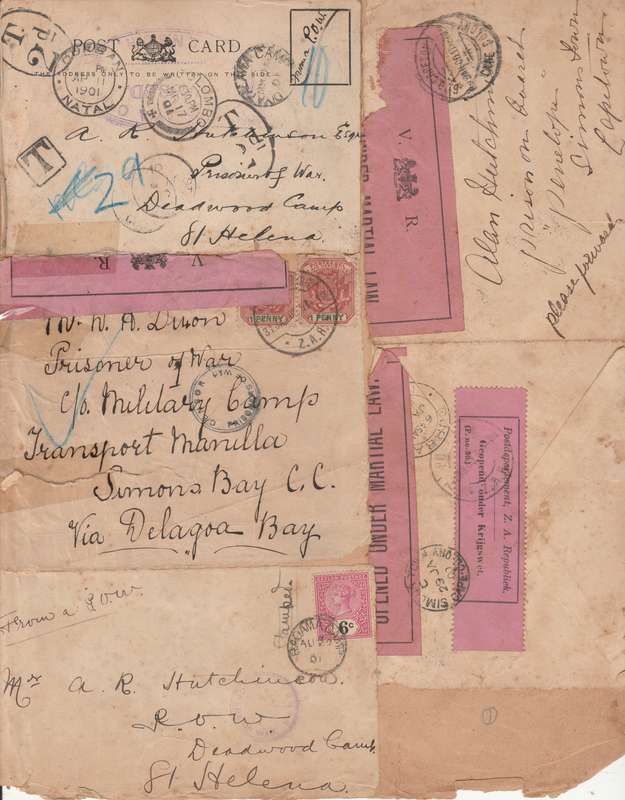 A SUPER COLLAGE OF BOER WAR FRONTS BOTH SIDES A GREAT VALUE HERE LOOK SCAN X2