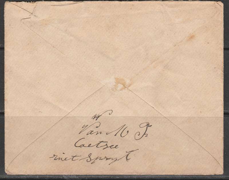 BOER WAR 1900 COVER FROM BLOEMFONTEIN TO CAPE GREEN POINT CAMP LOOK SCAN X 2