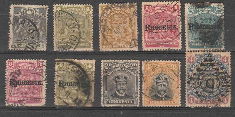 BRITISH SOUTH AFRICAN COMPANY SELECTION USED LOOK SCAN