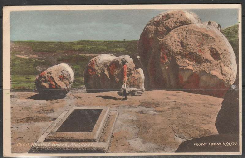 A POST CARD SOUTHERN RHODESIA TO CAPE TOWN LOOK SCAN X 2