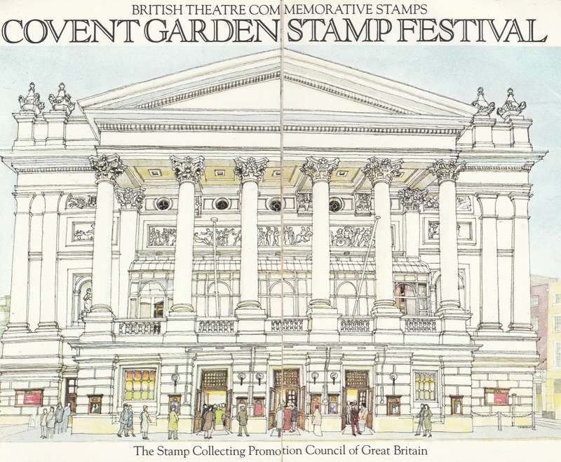 A SUPER PRESENTATION CONVENT GARDENS STAMP FESTIVAL WITH F.U. SET AND POPUPS INSIDE UNUSUAL SCAN X3