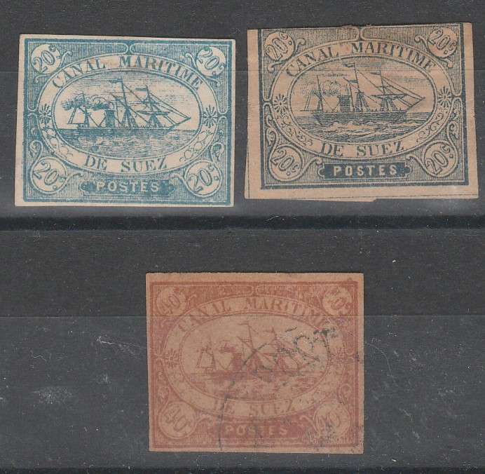 A SELECTION OF SUEZ CANAL AS SHOWN BELOW LOOK SCAN X 2