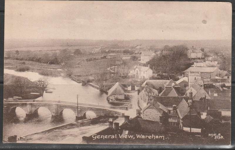 A PICTURE POST CARD SHOWING GENERAL VIEW WAREHAM MINT LOOK SCAN