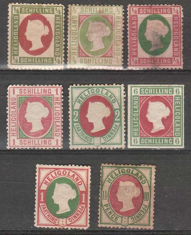 A LOVELY GERMAN HELGOLAND SELECTION   X2 LOOK SCAN