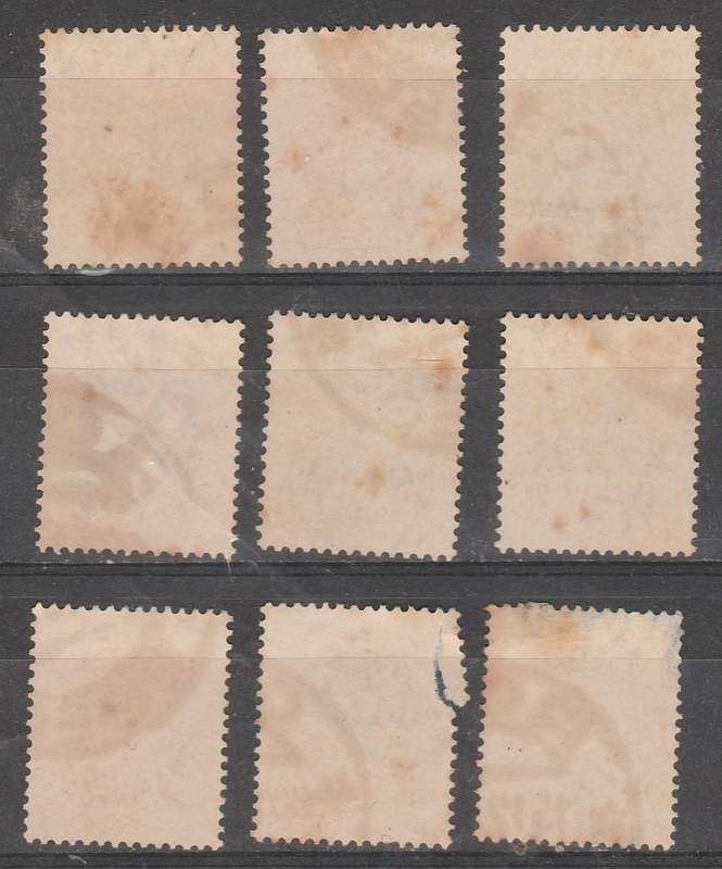 ITALY 1934 TAX SELECTION OF TAX STAMPS LOOK SCAN X2