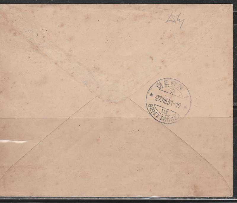 A COVER 1931 ISSUE GRAF ZEPPELIN ICEBREAKER MALYGUIN TO GERMANY LOOK SCAN X 2